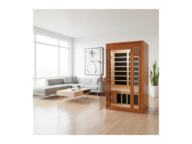 Dynamic Saunas Barcelona 1–2 Person Low-EMF Far Infrared Sauna (120V/15A Plug-In)